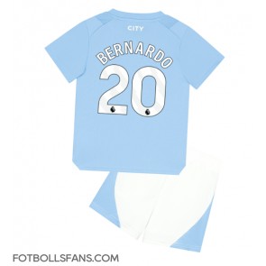 Manchester City Bernardo Silva #20 Replika Hemmatröja Barn 2023-24 Kortärmad (+ Korta byxor)